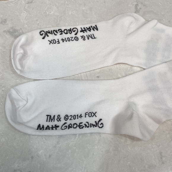 Bart Simpson socks NWOT - Picture 2 of 3